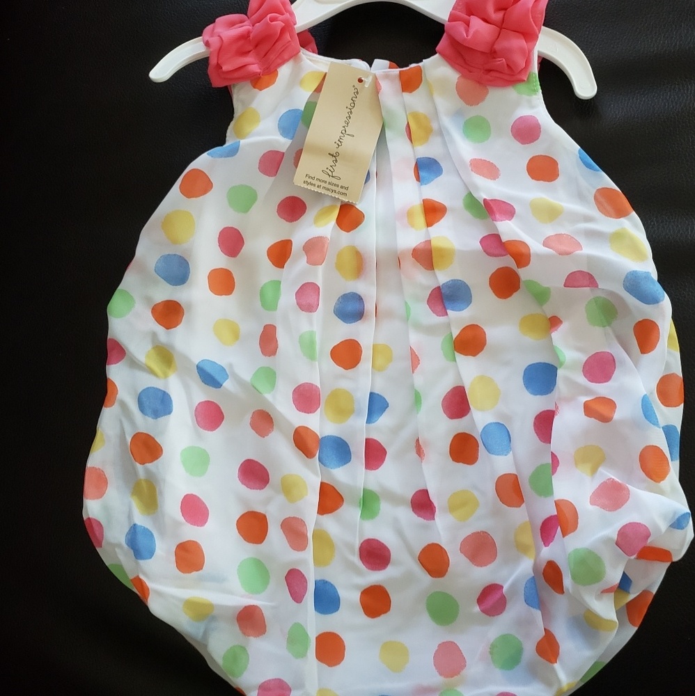 Chiffon baby girl bubble romper